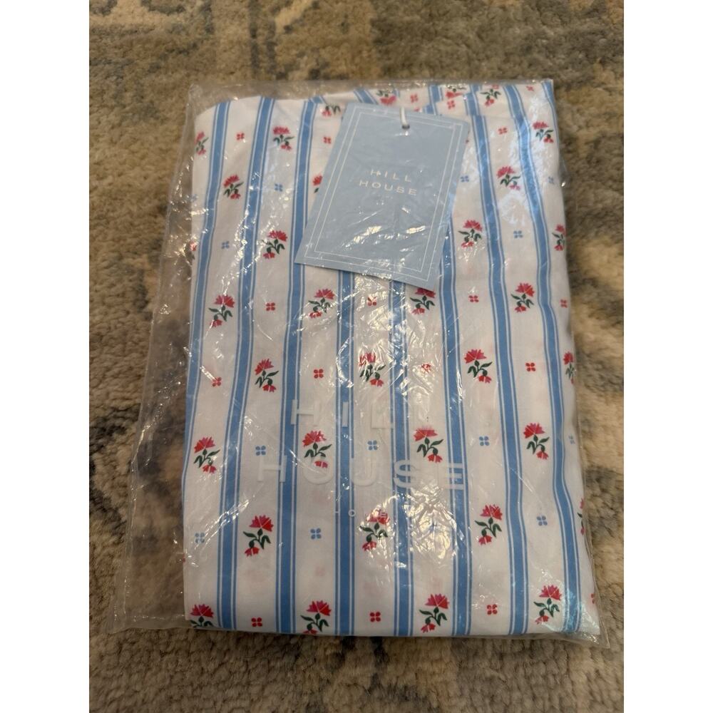 Hill House The Changing Pad Sheet One Size Floral Stripe 100% Cotton NWT
